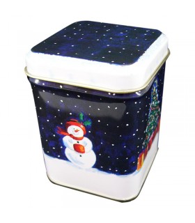 Snowman Metal Gift Box