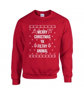 "Merry Christmas" személyesített uniszex pulóver